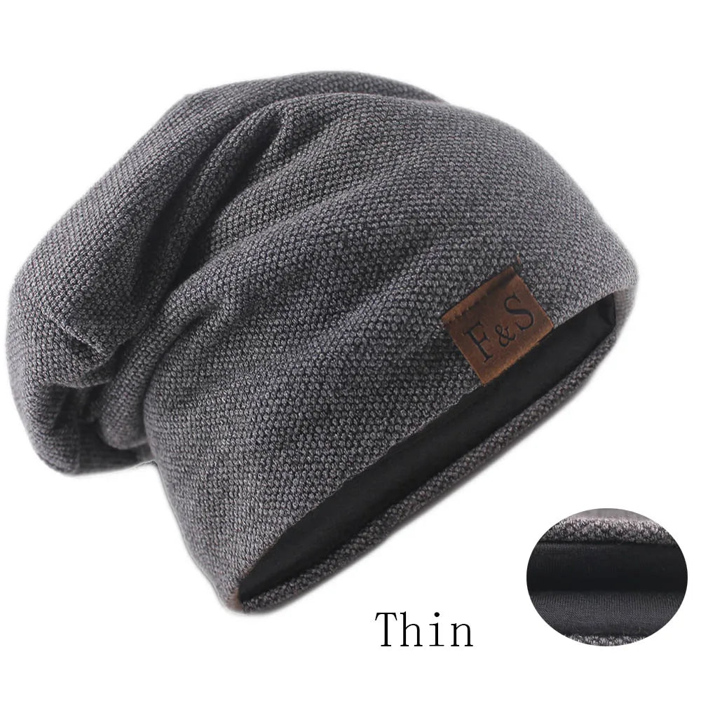 Mode Bonnet chapeau pour hommes et femmes automne tricoté couleur unie Skullies bonnets printemps décontracté doux Turban chapeaux Hip Hop Bonnet