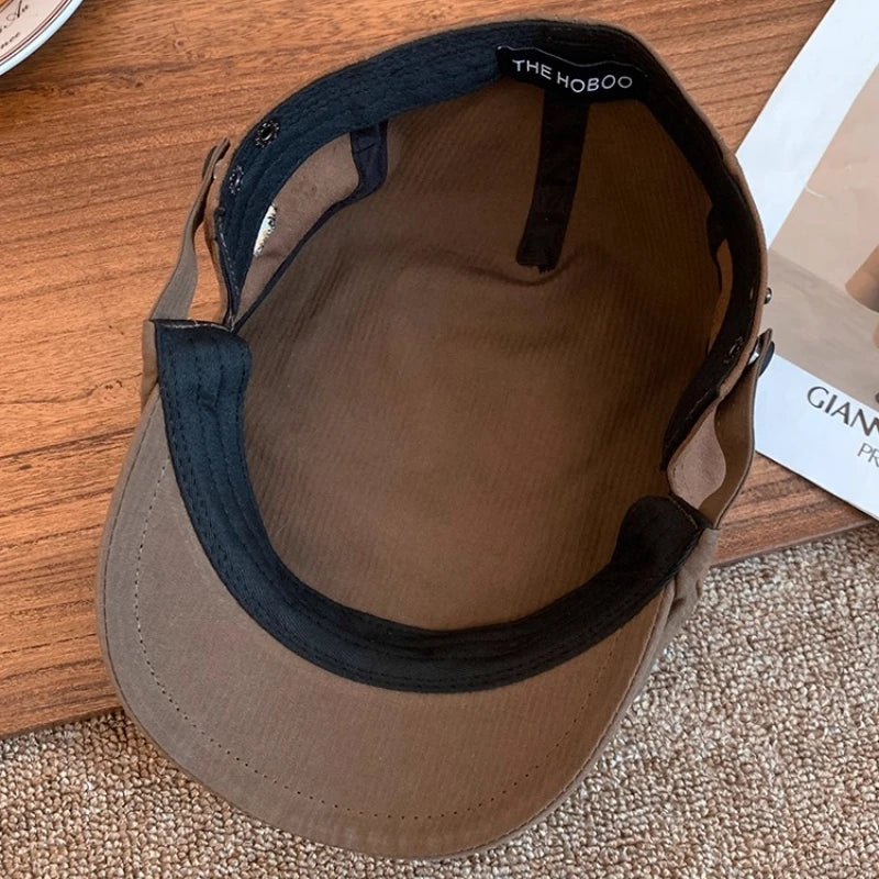 Béret Rétro Café Unisexe - Style Japonais Protection Solaire Été Automne