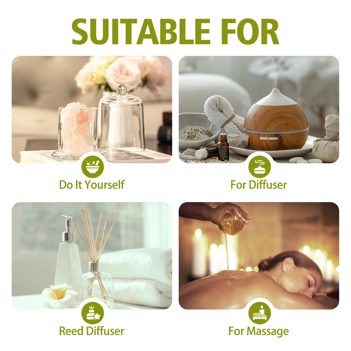 Pure Olive Essential Oil - Natural Body & Hair Care