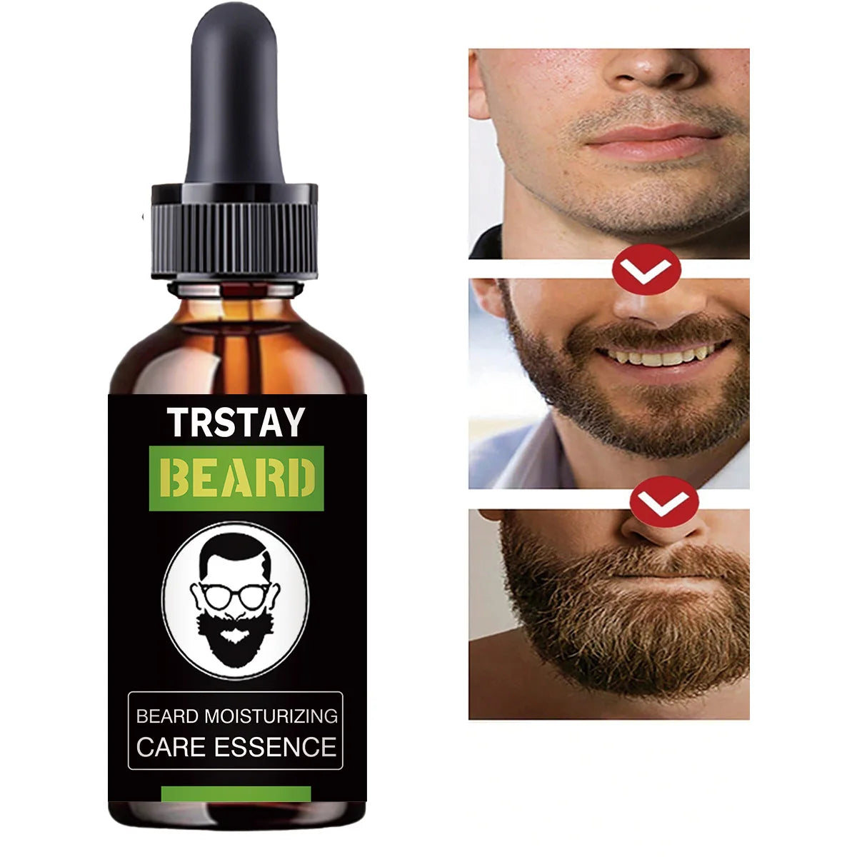 Moisturizing Beard Essence for Men - Nourishing Anti-Dryness Care