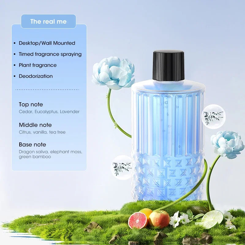 Premium Wall-Mounted Aromatherapy Diffuser - Rechargeable 5-Speed Humidifier