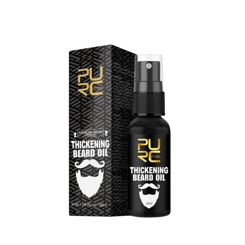 Natural Beard Essential Oil 30ml - Hydrates Nourishes Shine for Men