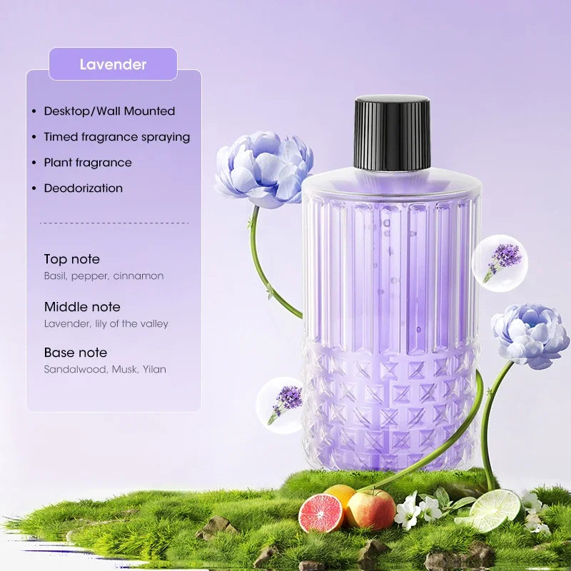 Premium Wall-Mounted Aromatherapy Diffuser - Rechargeable 5-Speed Humidifier