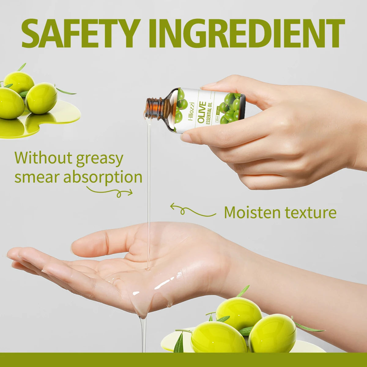 Pure Olive Essential Oil - Natural Body & Hair Care
