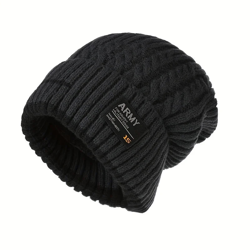 Bonnet tricoté pour hommes et femmes, Bonnet épais, Skullies, hiver 2023