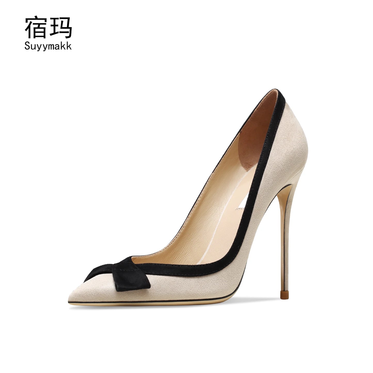 Escarpins Talons Hauts Nœud Papillon - Chaussures Luxe Soirée Femme