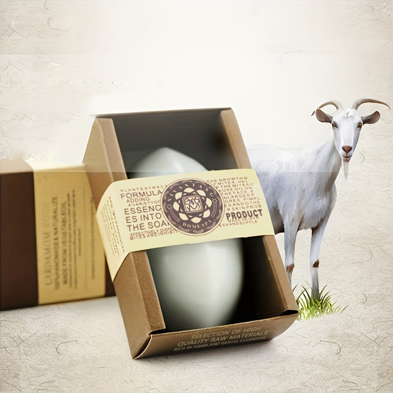 Savon Lait de Chèvre Artisanal - Nettoyage Profond Hydratant Glycérine Huile Jojoba