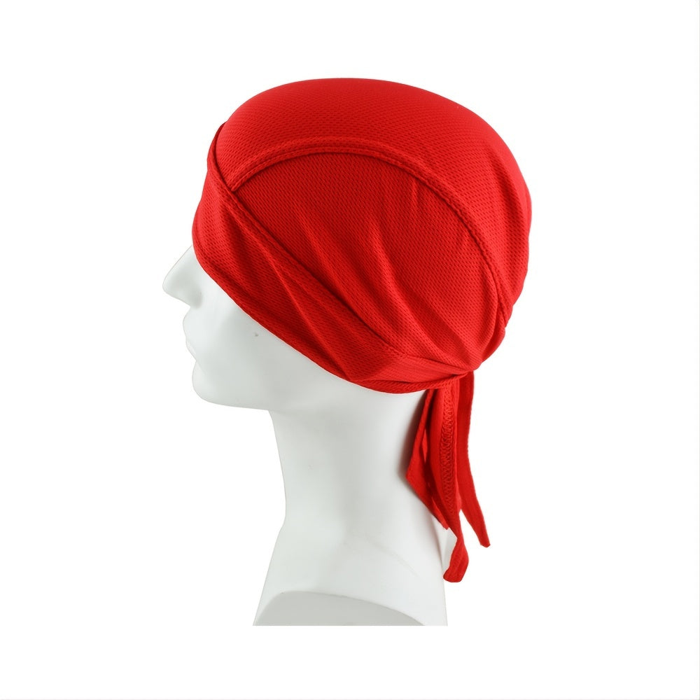 Bonnet Cyclisme Homme Maille Respirante - Bandana Longue Queue Skull Cap