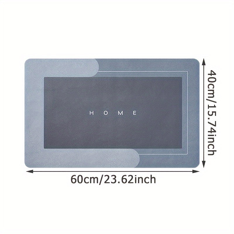 Tapis Sol Boue Diatomées Absorbant Antidérapant - Cuisine Salle Bain