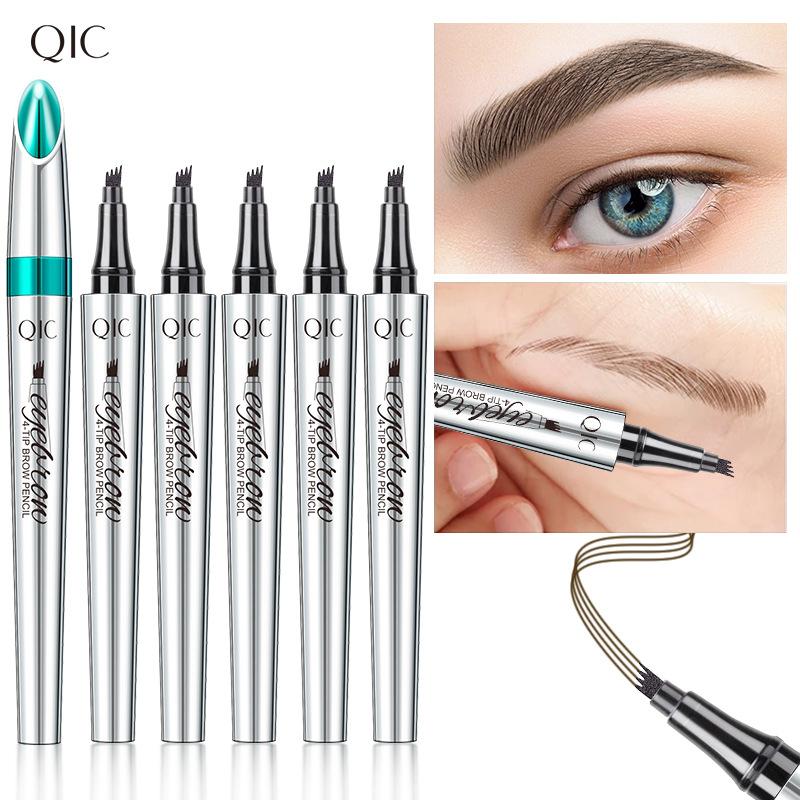 Crayon à Sourcils 4 Pointes - Waterproof Longue Tenue