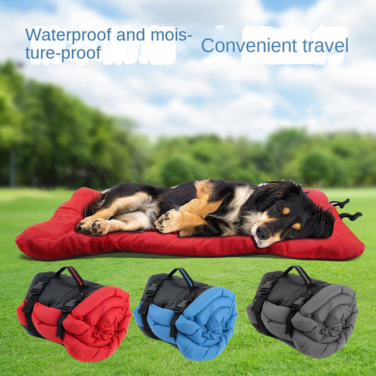 Lit Chien Portable Pliable Imperméable - Confort Voyage Aventures Extérieures