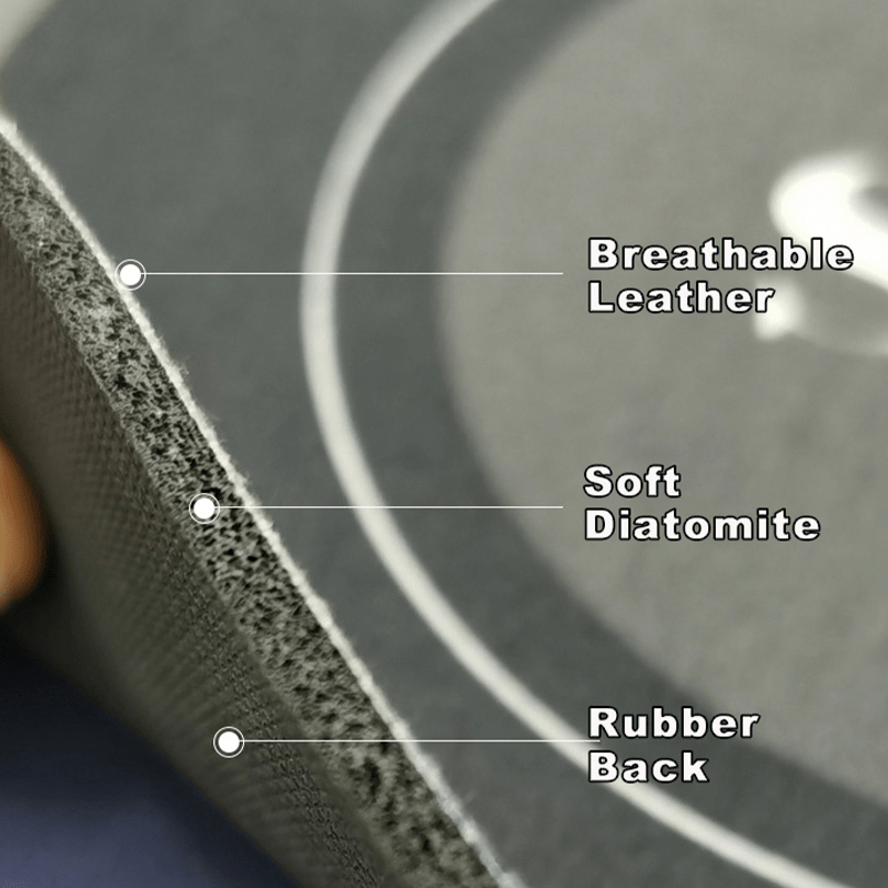 Tapis Sol Boue Diatomées Absorbant Antidérapant - Cuisine Salle Bain