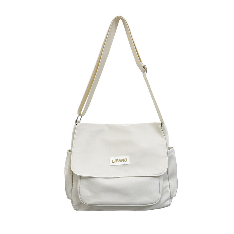 Sac Messager Nylon Homme Grande Capacité - Bandoulière Durable Étudiant Travail