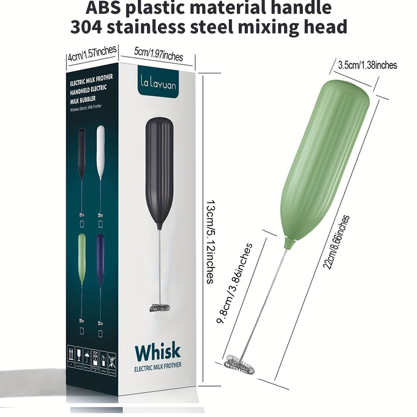 Mousseur à Lait Électrique Puissant - Mini Fouet Portable Café Cappuccino