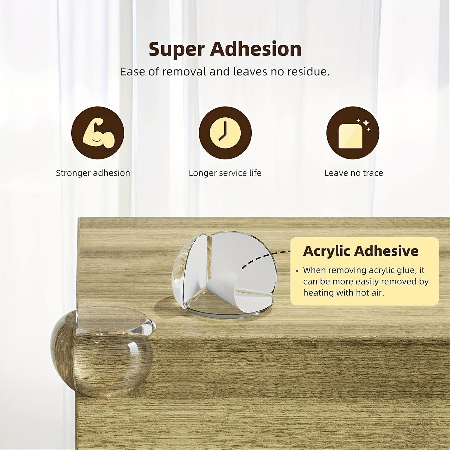 Protections Coin Sécurité Enfant 12pcs - Protège-Angles Transparents Meubles