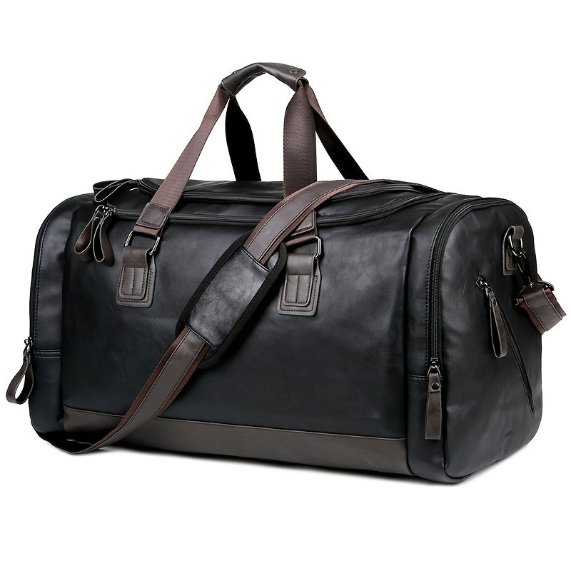 Sac de Voyage Duffel Homme - Bretelles Ajustables & Multiples Compartiments