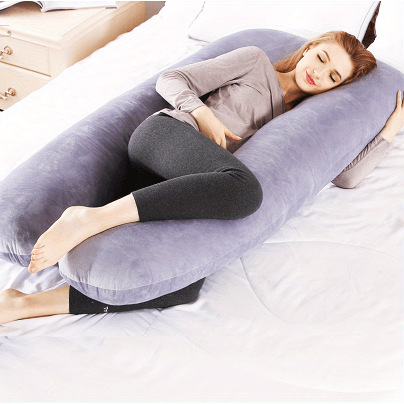 Coussin Grossesse Forme U Multifonction - Support Lombaire Femme Enceinte