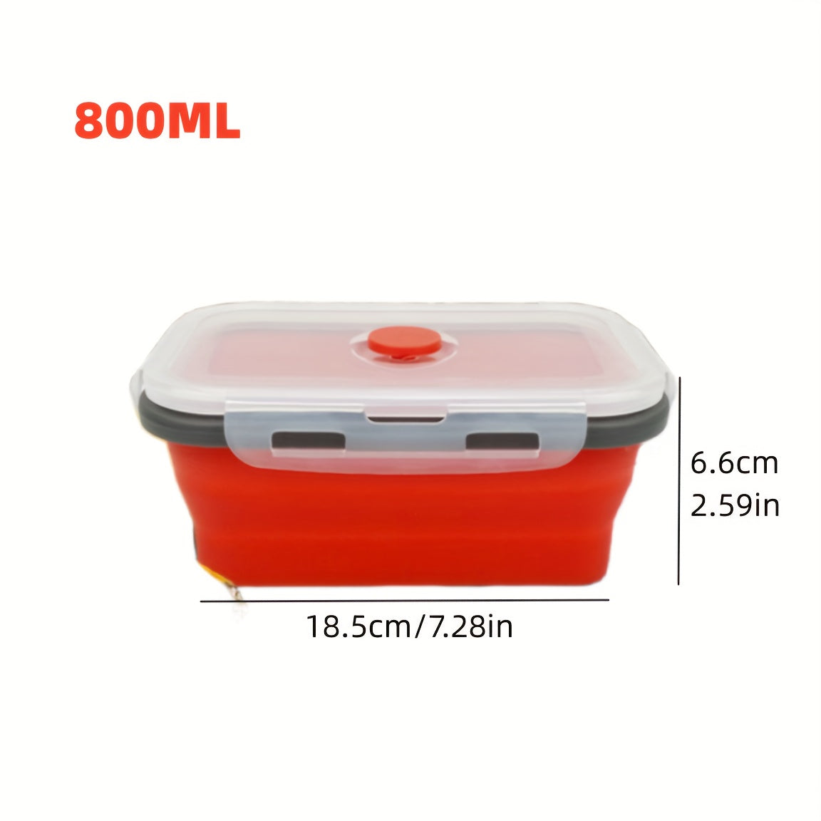 Boîtes Alimentaires Silicone Pliables Empilables - Micro-ondes Congélateur