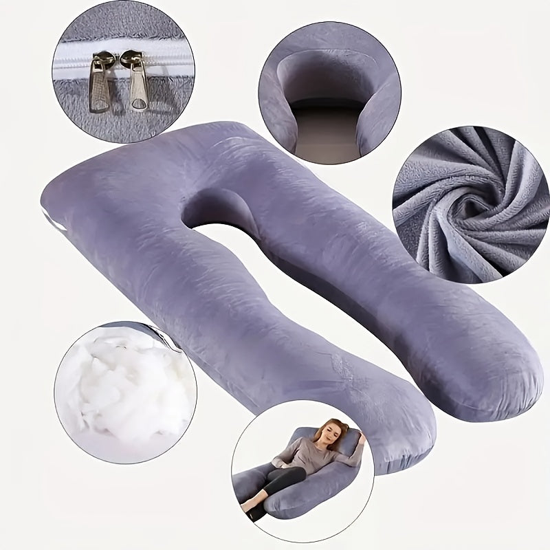 Coussin Grossesse Forme U Multifonction - Support Lombaire Femme Enceinte