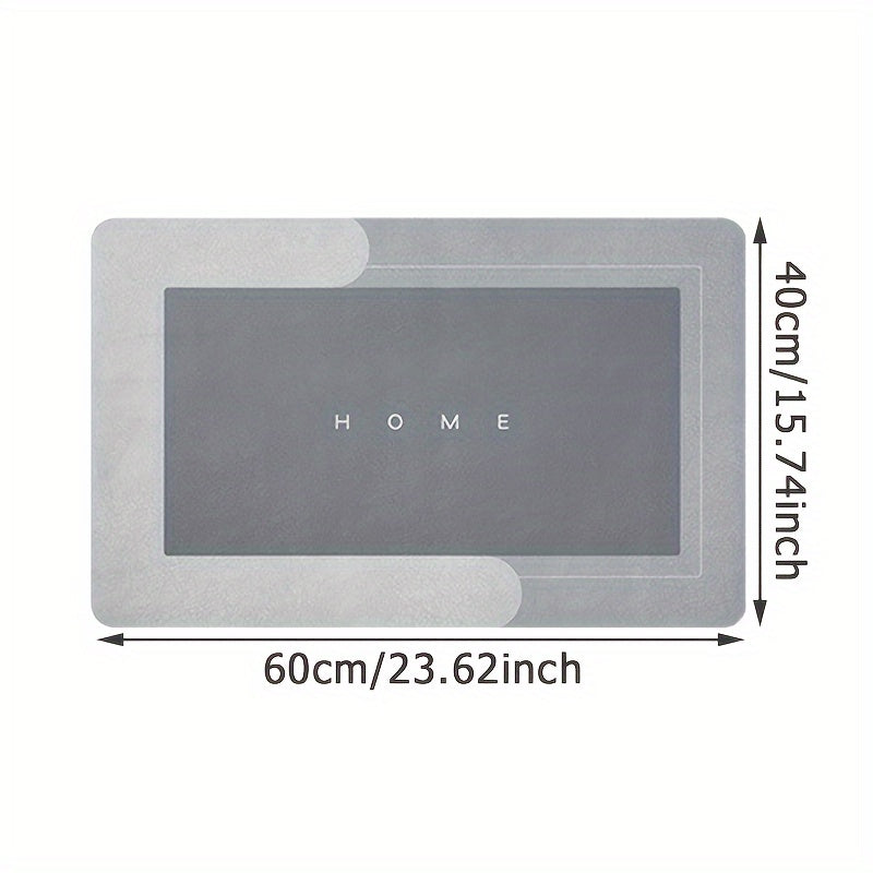 Tapis Sol Boue Diatomées Absorbant Antidérapant - Cuisine Salle Bain