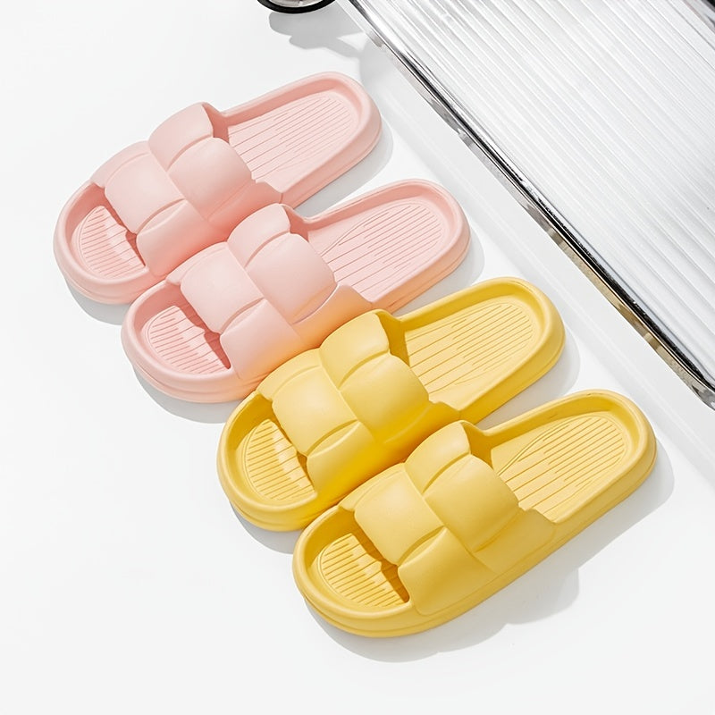 Claquettes EVA Rayées - Semelle Souple Antidérapante Séchage Rapide Intérieur Extérieur