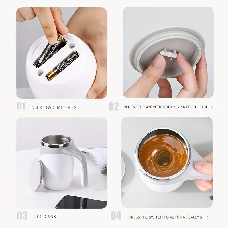 Tasse Mélangeur Automatique Électrique - Mug Café Magnétique Rotatif