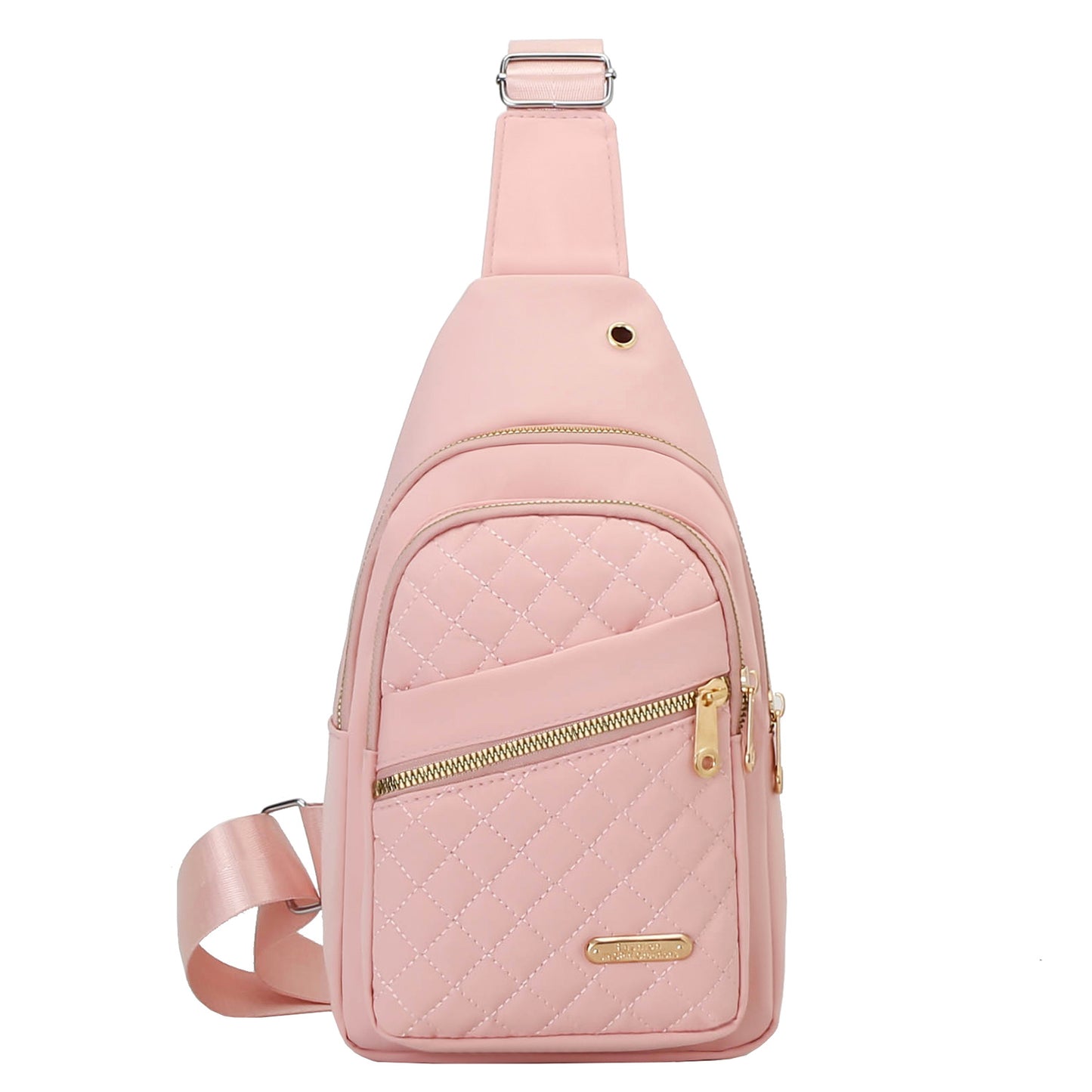 Sac Poitrine Femme Grande Capacité - Bandoulière Brodé Nylon Pliable