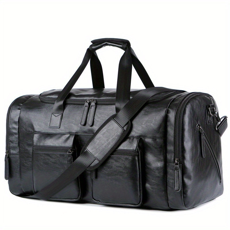 Sac de Voyage Duffel Homme - Bretelles Ajustables & Multiples Compartiments