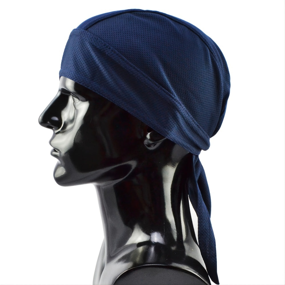 Bonnet Cyclisme Homme Maille Respirante - Bandana Longue Queue Skull Cap