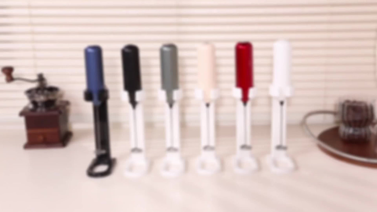 Mousseur à Lait Électrique Puissant - Mini Fouet Portable Café Cappuccino