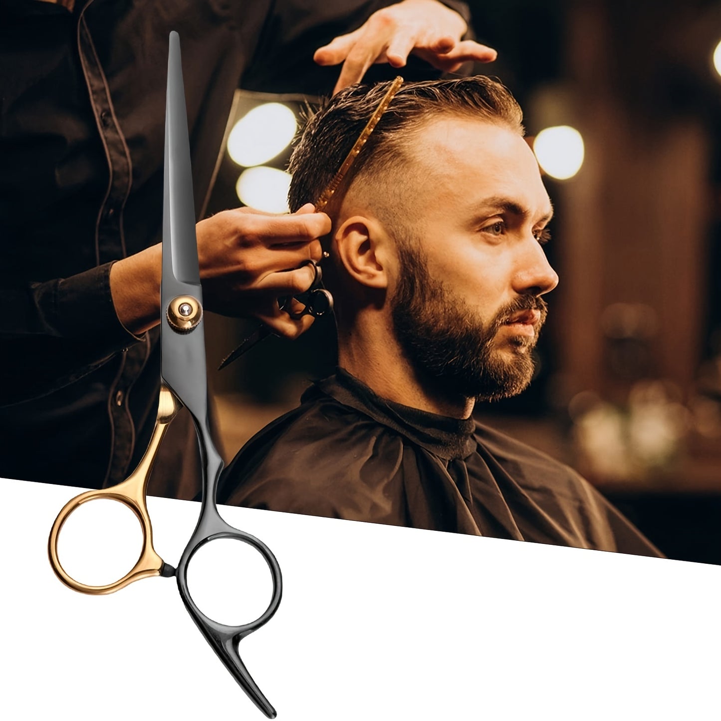 Premium Professional Hairdressing Scissors Kit 10 Pieces - Stainless Steel