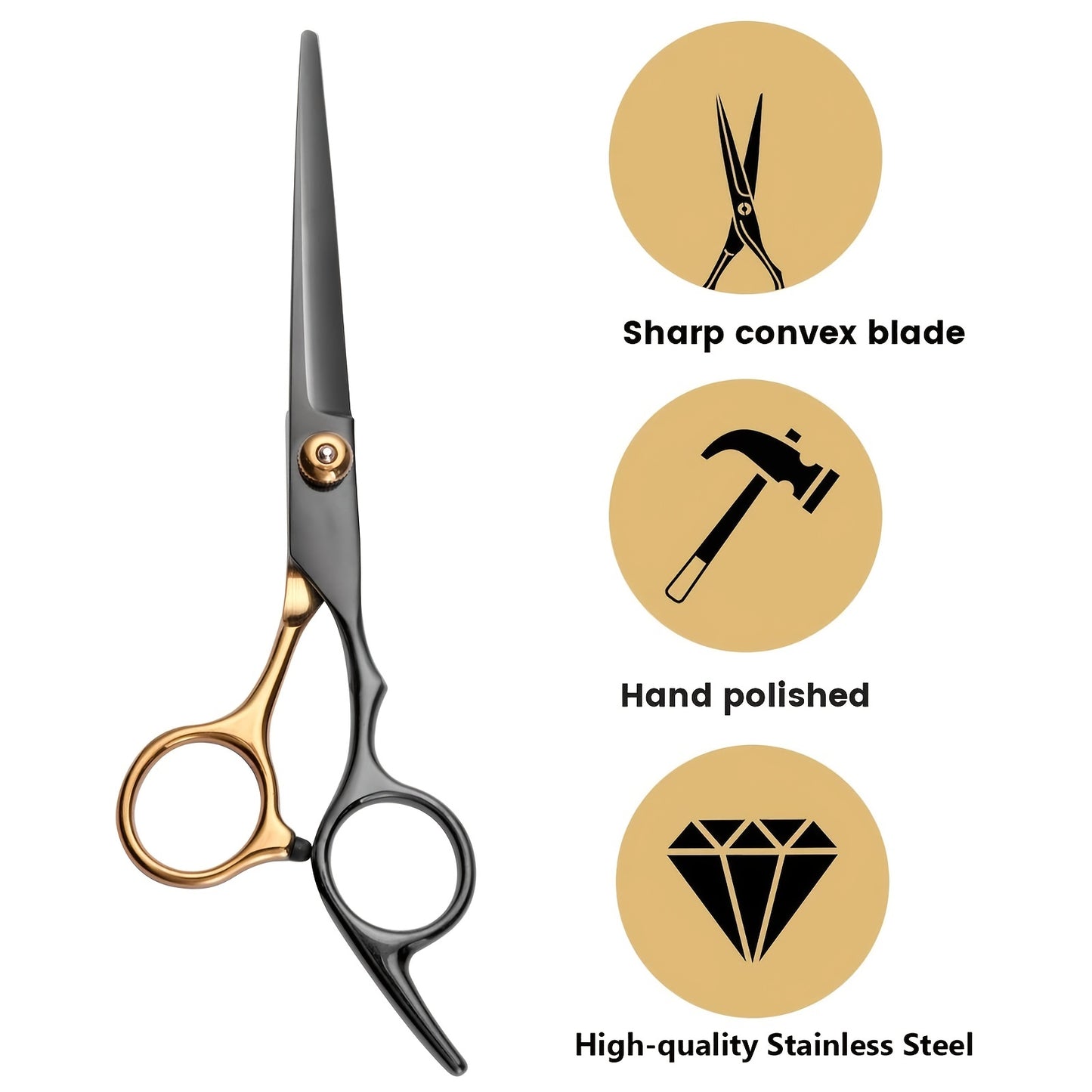 Premium Professional Hairdressing Scissors Kit 10 Pieces - Stainless Steel