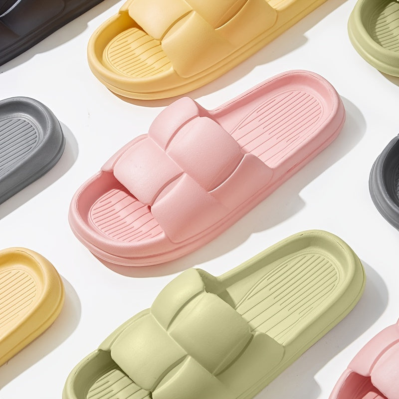 Claquettes EVA Rayées - Semelle Souple Antidérapante Séchage Rapide Intérieur Extérieur