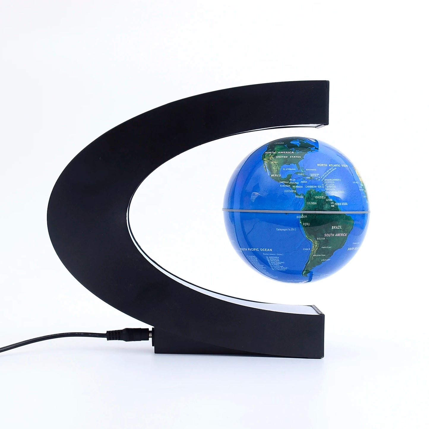 Globe Terrestre Lévitation Magnétique LED - Lampe Décorative Antigravité Maison