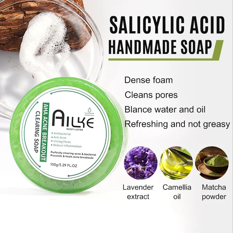 Premium Vegan Anti-Acne Care Set - Scars Pimples Blackheads 3 Pieces