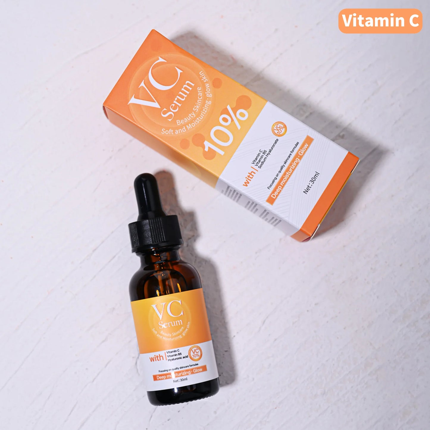 Premium Organic Vitamin C Face Serum - Anti-Dark Spot Brightening Carrélibre