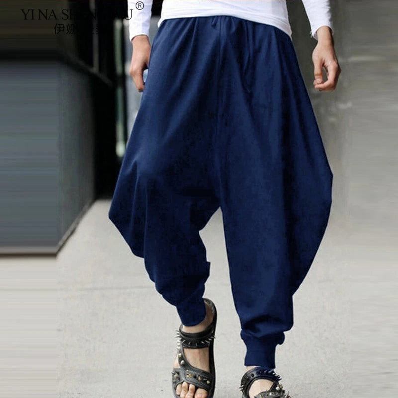 Pantalon Hakama Homme Samouraï - Style Chinois Hip Hop