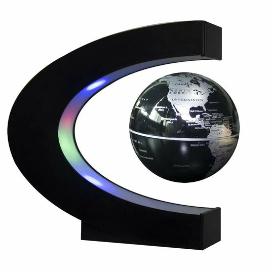 Globe Terrestre Lévitation Magnétique LED - Lampe Décorative Antigravité Maison