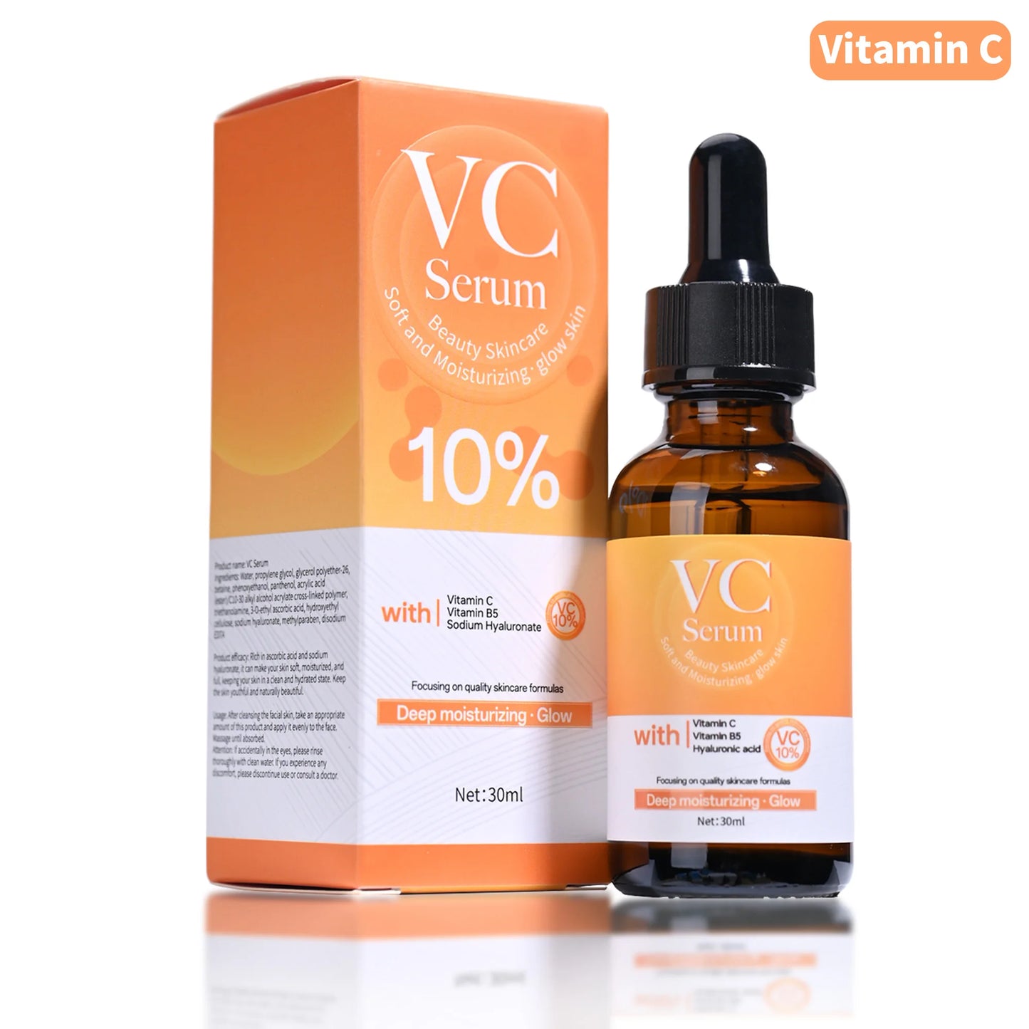 Premium Organic Vitamin C Face Serum - Anti-Dark Spot Brightening Carrélibre