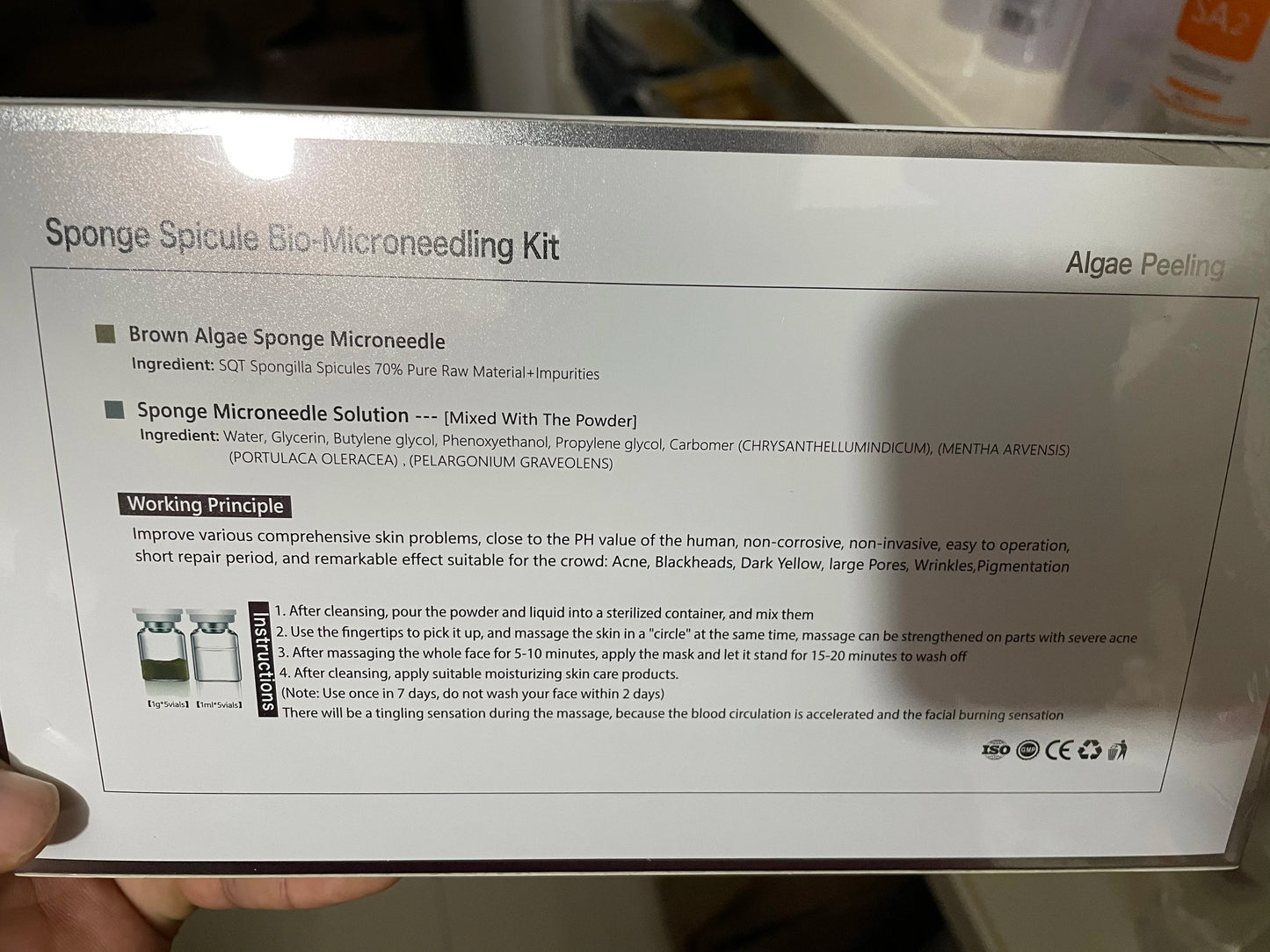 Premium Spongilla Therapy Biomicroneedling Kit - Natural Anti-Acne Acid Free