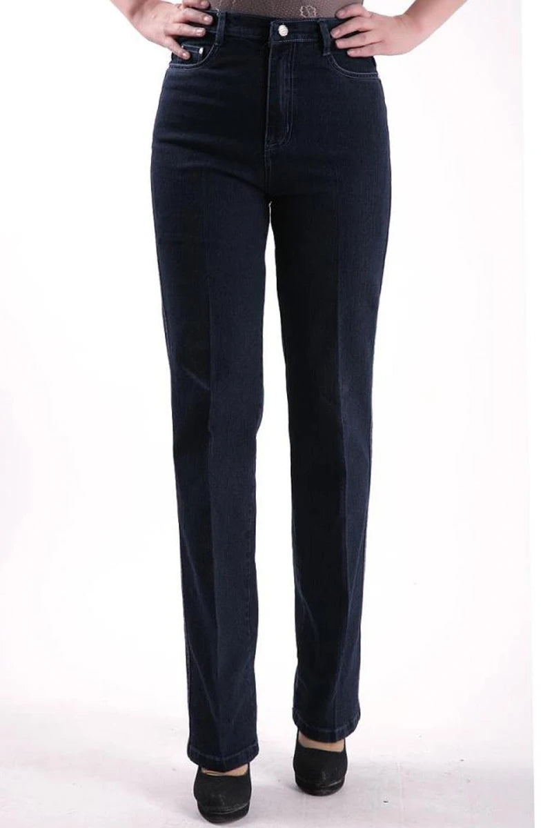 Jean Femme Grande Taille Chaud - Pantalon Mère Confort