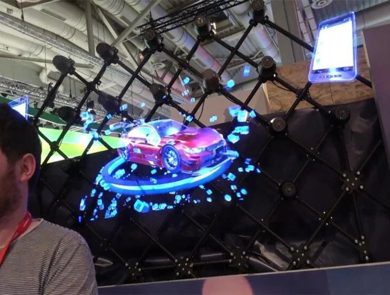 Projecteur Hologramme WiFi 3D Panneau LED - Décoration Fête Mariage Noël DIY