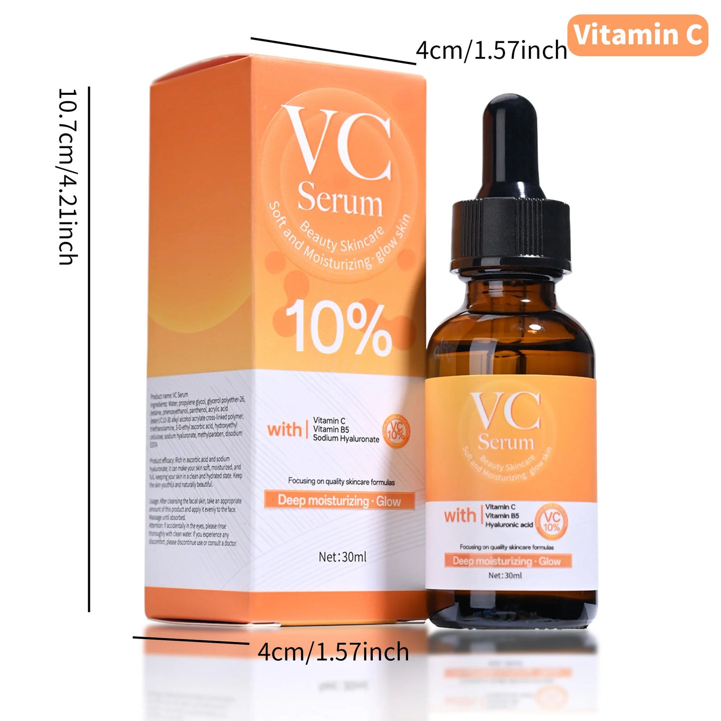 Premium Organic Vitamin C Face Serum - Anti-Dark Spot Brightening Carrélibre