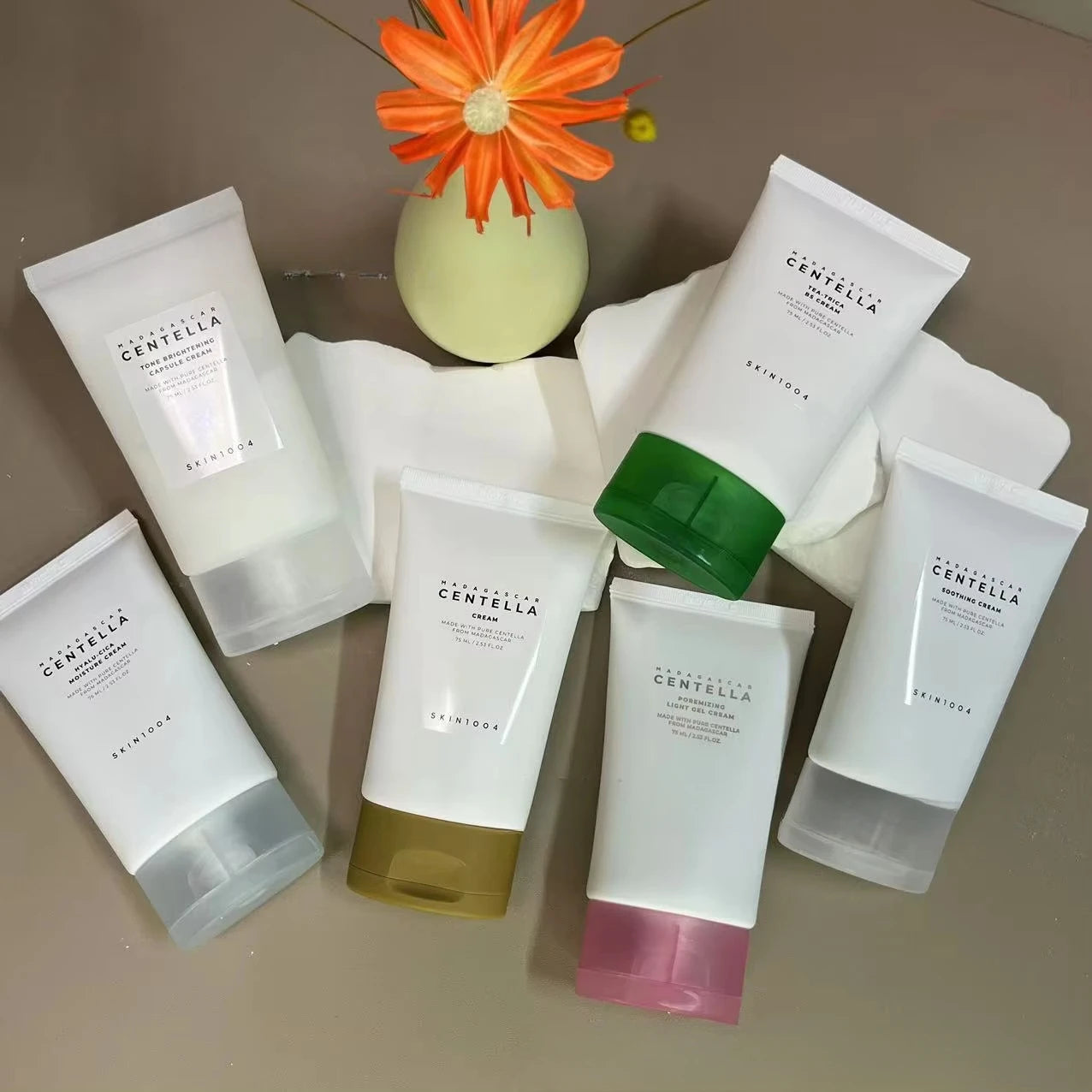 SKIN1004 Crème Centella Asiatica 6 Couleurs - Hydratante Raffermissante 75ml