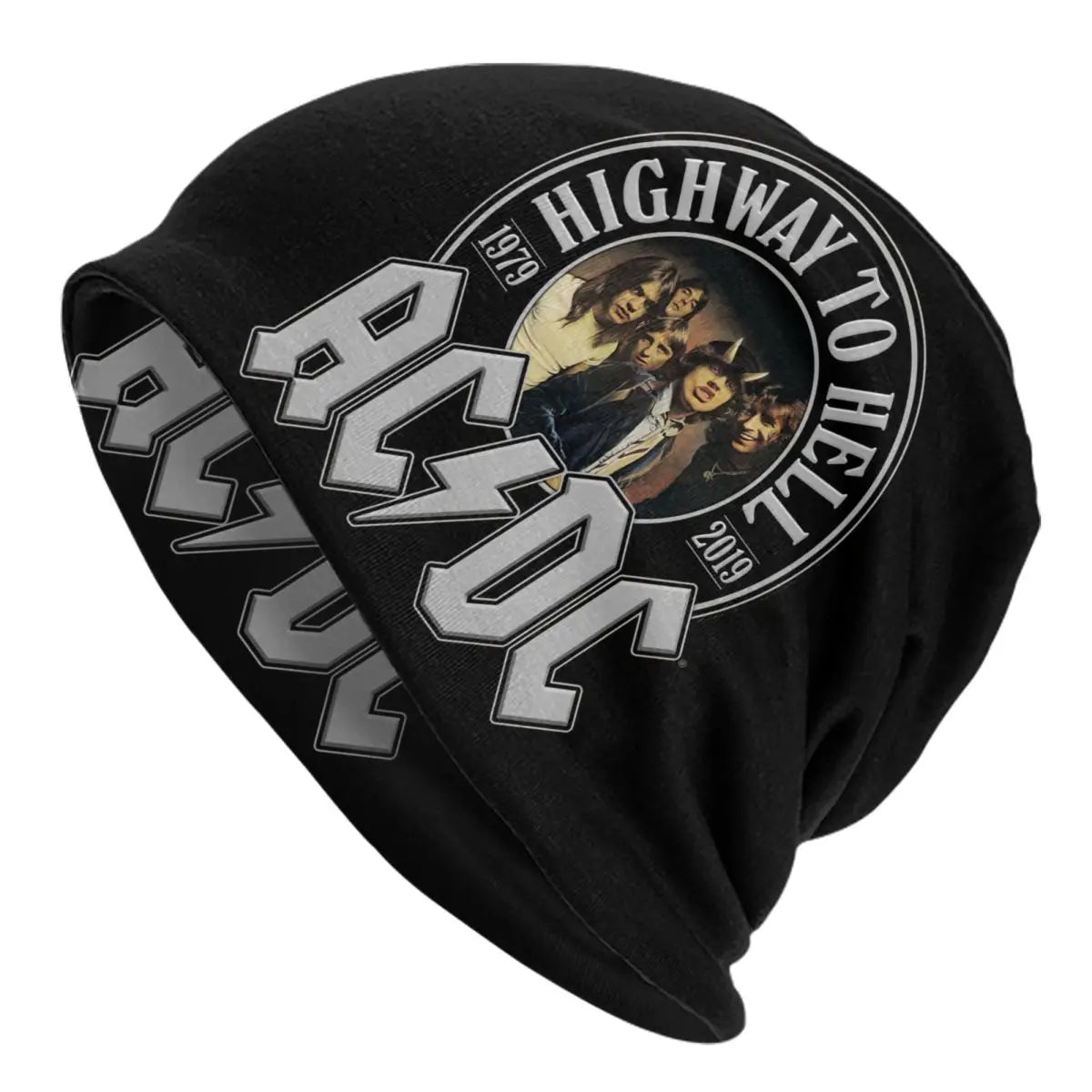 Bonnet Rétro Rock AC/DC - Tricot Hiver Heavy Metal Unisexe