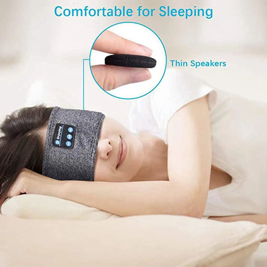 Bandeau Bluetooth Sommeil Sport - Écouteurs Sans Fil Course Running Casque Musique
