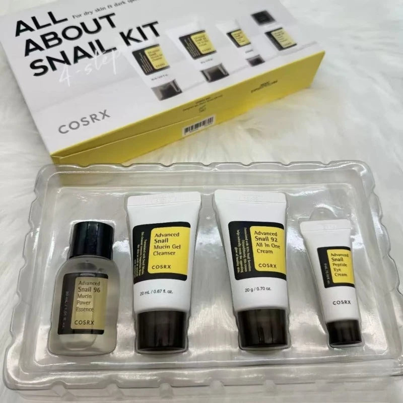 COSRX Ensemble Essence Escargot - Kit Complet Mucine 4 Produits