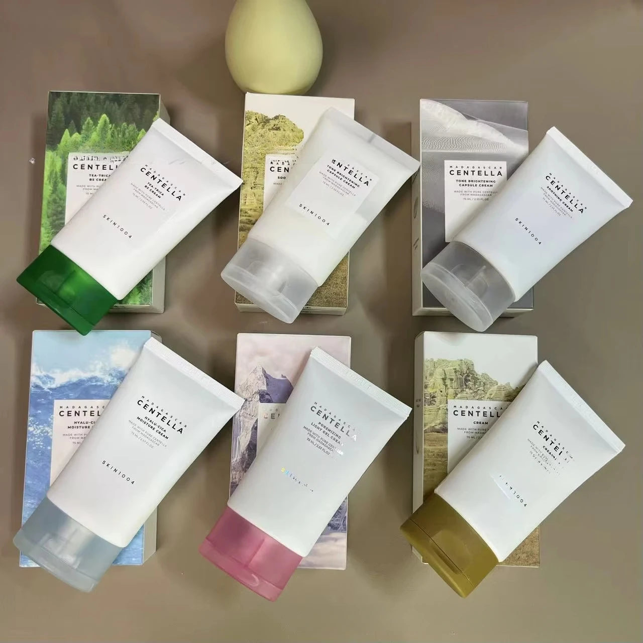 SKIN1004 Crème Centella Asiatica 6 Couleurs - Hydratante Raffermissante 75ml