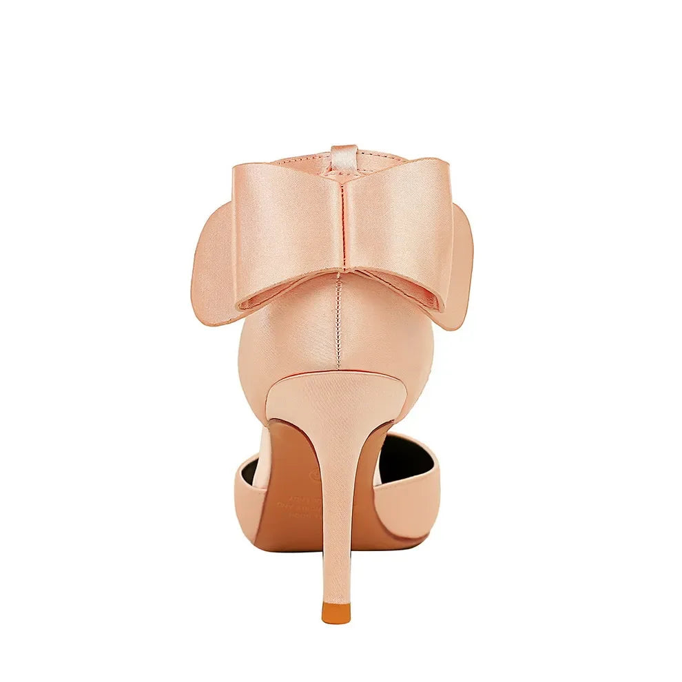 Escarpins BIGTREE Rose Talons Hauts - Chaussures Soirée Printemps Femme 34-43