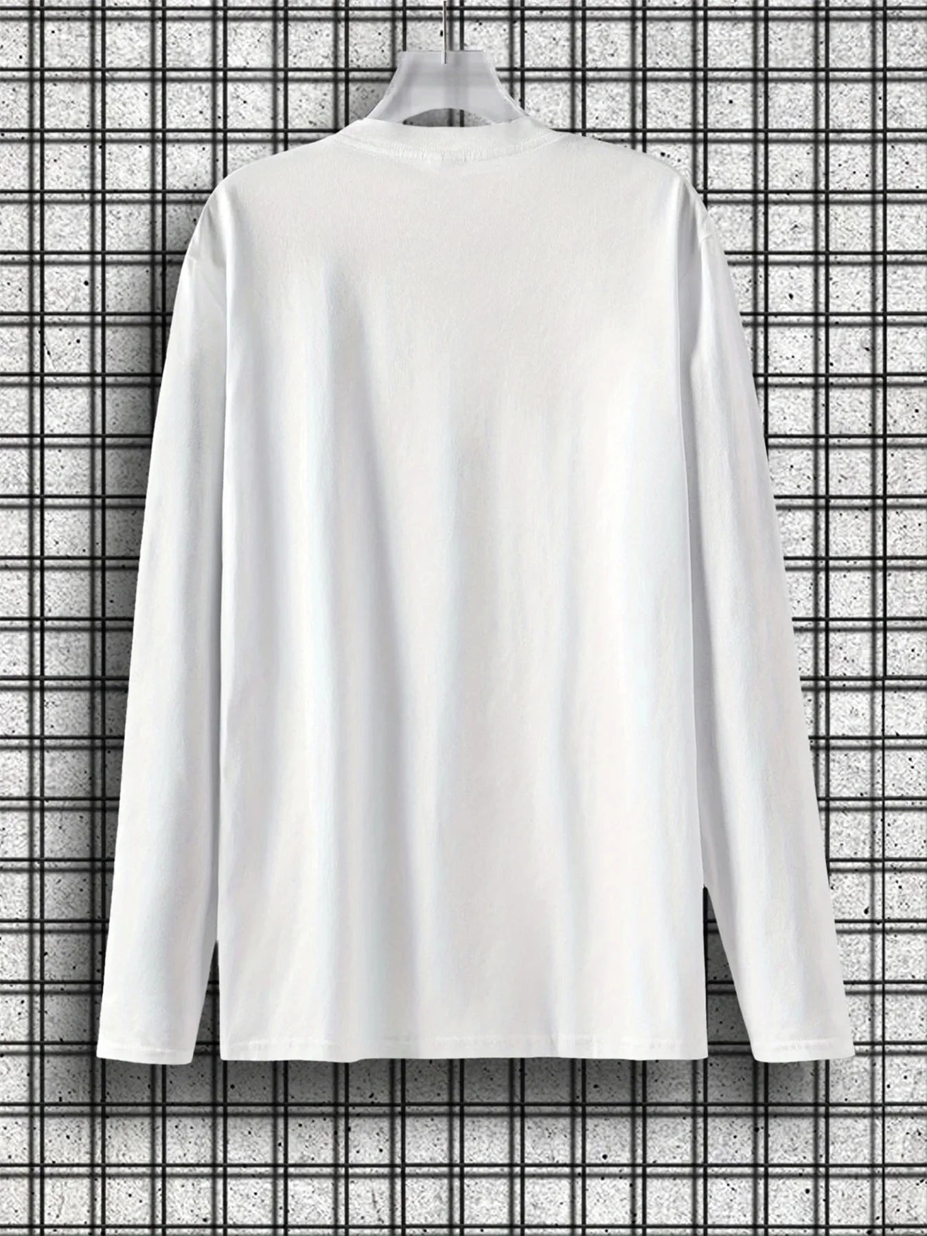 T-Shirt Homme New York NY Manches Longues - 100% Coton Col Rond Ample Grande Taille